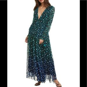 Rococo Sand Maxi Dress Animal Sequins Avana US XS